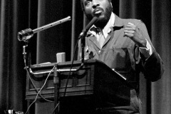 Dick Gregory speaking at Ohio University 02-11-1968