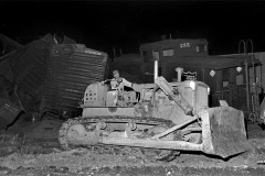 Frisco train derailment north of Neely's Landing 03-07-1966. Ran in Missourian 03-08