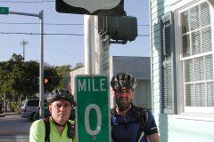 Mark Steinhoff - Wally Bonham - Bike ride from Key Largo to Key West 02-23-2001