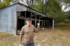 Mark Steinhoff w Dutchtown lumber shed 10-05-2017