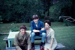 David, Mark and Mary Welch Steinhoff June 1970