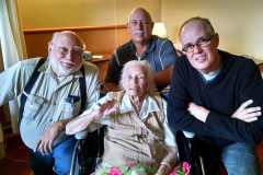 Ken - Mary - David and Mark Steinhoff in Lutheran Home 04-20-2015