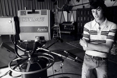 Mark Steinhoff, KFVS-TV cameraman in studio c 1967