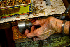 Mary Welch Steinhoff cracking pecans 11-13-2012