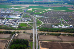Aerials Cape Airport, Nash Road, Diversion Channel, I-55 area 04-17-2011