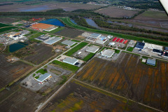Aerial - Businesses along Nash Road 04-17-2011