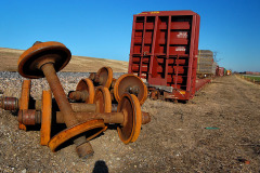 BNSF train derailment MM 139 along Nash Road Scott City 12-11-2011