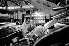 Layouts of Ohio University staffers in 1968