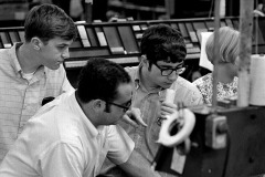 Ohio university Post staffers at The Athens Messenger 09-26-1968