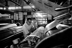 Ohio university Post staffers at The Athens Messenger 09-26-1968