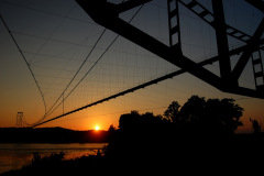 Suspension pipeline taken from Grand Tower ILL 07-17-2011