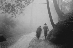 Grandma Gatewood, 81, hikes the Buckeye Trail In Hocking Hills State Park 01-1969