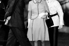 Queen Elizabeth II visits the Bahamas Feb. 20-22, 1975.