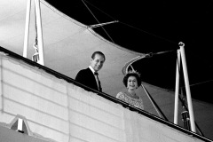 Queen Elizabeth II visits the Bahamas Feb. 20-22, 1975.