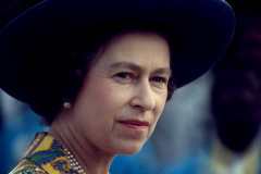 Queen Elizabeth II visits the Bahamas Feb. 20-22, 1975.