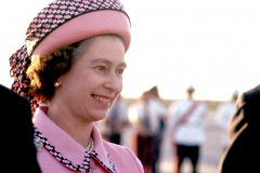 Queen Elizabeth II visits the Bahamas Feb. 20-22, 1975.