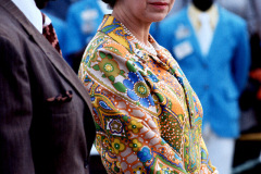 Queen Elizabeth II visits the Bahamas Feb. 20-22, 1975.