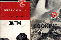 Boy Scout Merit Badge books c 1960s