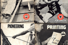 Boy Scout Merit Badge books c 1960s