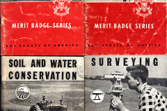 Boy Scout Merit Badge books c 1960s