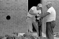 Construction on Southeast Missouri State College (University) campus 1966