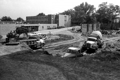 Construction on Southeast Missouri State College (University) campus 1966