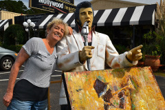 hari Stiver w Elvis at Mollywood 10-13-2013