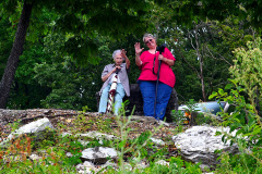 River levels were low enough for Geocachers to make it to Tower Rock by Kayak 08-04-2012