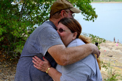 River levels were low enough for Geocachers to make it to Tower Rock by Kayak 08-04-2012