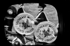 TV screen captures of Golden Eagles Marching Band 1964