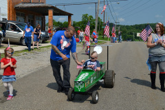 Wilkesville OH 4th of July parade 07-04-2015