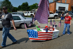 Wilkesville OH 4th of July parade 07-04-2015