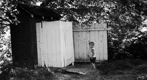 Outhouse behind Cape Girardau's Kage School