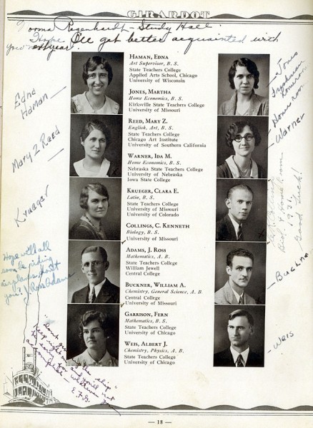 1931 Girardot Faculty P18