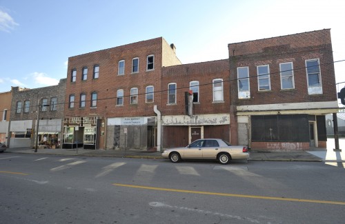 The south side of the 600 block of Good Hope in Cape Girardeau's Haarig District 
