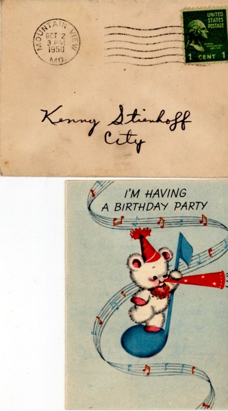 Mountain View Birthday card
