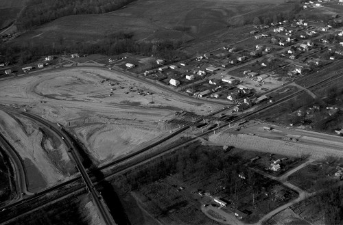 Scott City I-55 Interchange under construction in 1960s