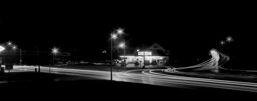 Wimpy's at night summer of 1966