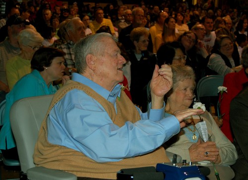 Former Alma Schrader principal Roy Glass and his wife