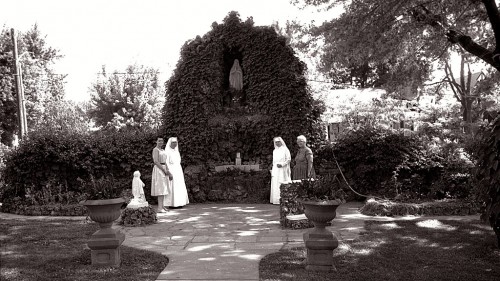 Grotto behind St. Francis Hospital