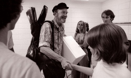 Pete Seeger at Florida Music Festival in White Springs, FL, May 1977