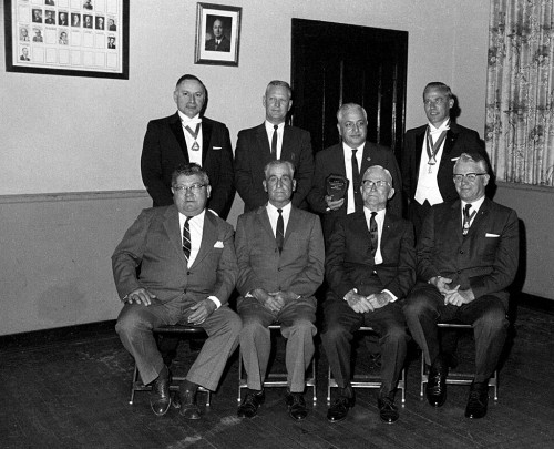 Men at Knights of Columbus 04-02-1967