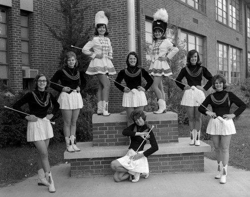 1965 Central High School majorettes