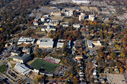 Aerial Southeast Missouri State University 11-06-2010
