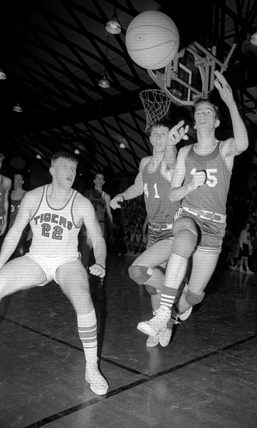 Notre Dame HS vs Central HS basketball at Central 1-31-1967