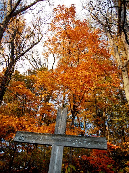 Cemetery on top hill in Dutchtown 10-27-2011