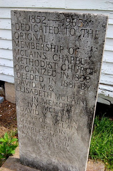 McLains Chapel in Indian Creek Community 04-20-2011