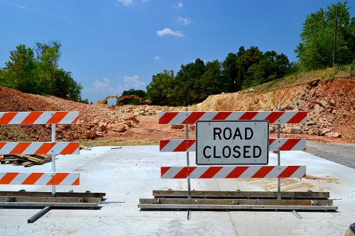 Construction at 620 - 618 - 306 between Cape and Jackson 07-07-2012