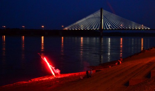 Fireworks on Cape Girardeau Mississippi Riverfront 07-03-2012_3412