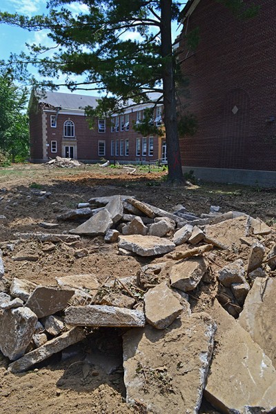 Franklin School Demolition 07-10-2012